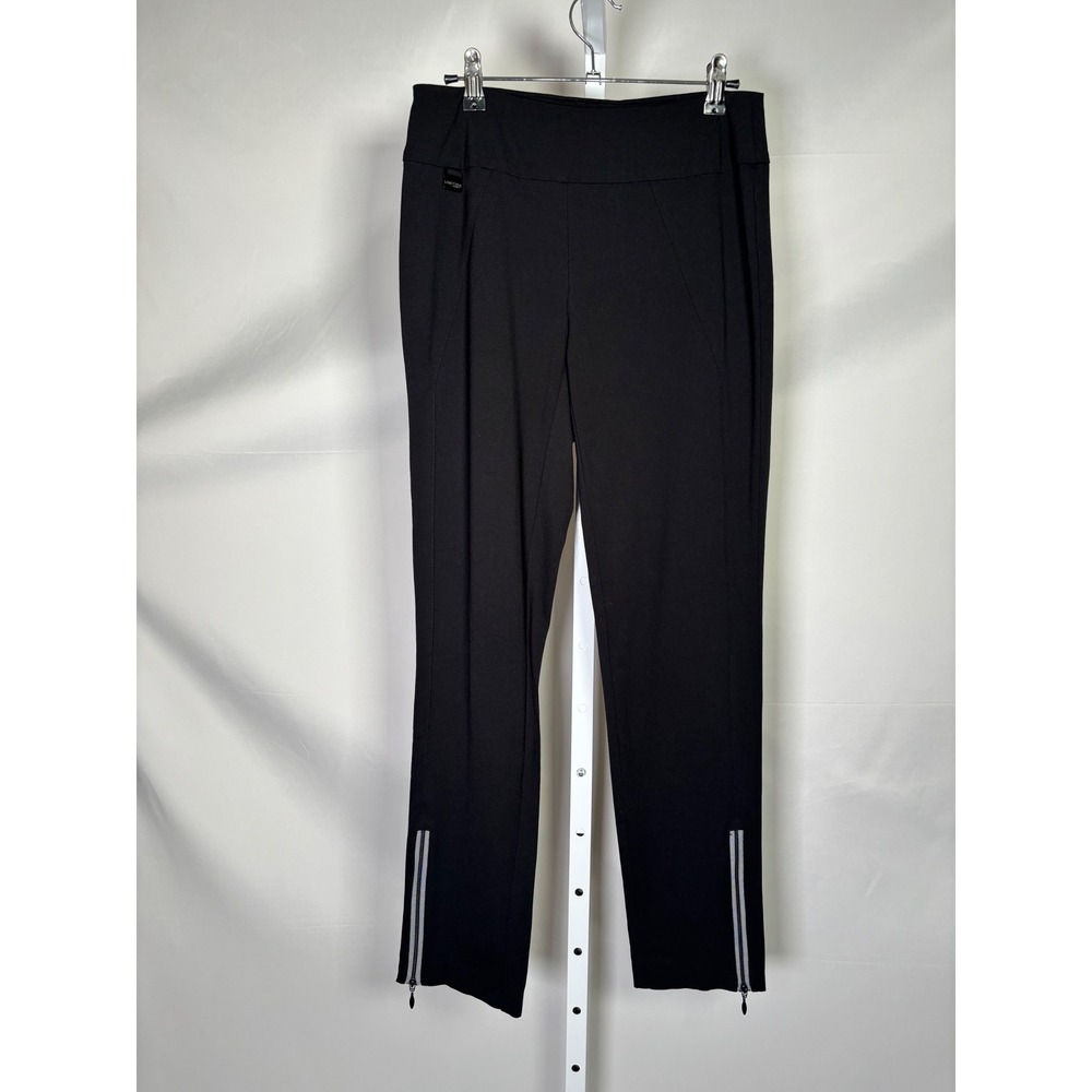 Lisette L Montreal Womens Black Ankle Zip Pull‎ On Pants Size 6 Style 176648